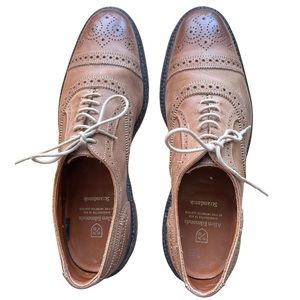Allen Edmonds Strandmok Cap-toe Oxford with Dainite rubber soul.